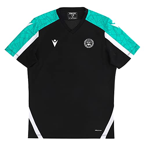 Macron Unisex Kinder Merchandising ufficiale udinisches Fußball-Trainingstrikot 2021/22, Weiß, JL von Macron