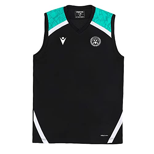 Macron Unisex Kinder Merchandising ufficiale udinisches Fußball-Trainingstrikot 2021/22, Weiß, JM Macron Unisex Kinder Merchandising ufficiale udinisches Fußball-Trainingstrikot 2021/22, Weiß, JM von Macron