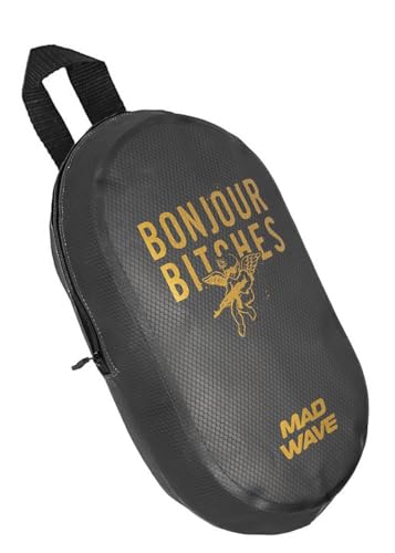 Mad Wave Bonjour Bitches Schwimmbeutel, 3 l, Schwarz, Schwarz , Schwimmtasche von Mad Wave