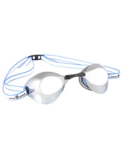 Mad Wave Turbo Racer II Verspiegelte Gläser Schwimmbrillen - Blau/Weiß Mad Wave Turbo Racer II Verspiegelte Gläser Schwimmbrillen - Blau/Weiß von Mad Wave