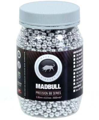 Madbull Aluminium Target Practice BBs 0.30g 2.000er Flasche Softair Munition Madbull Aluminium Target Practice BBs 0.30g 2.000er Flasche Softair Munition von Madbull