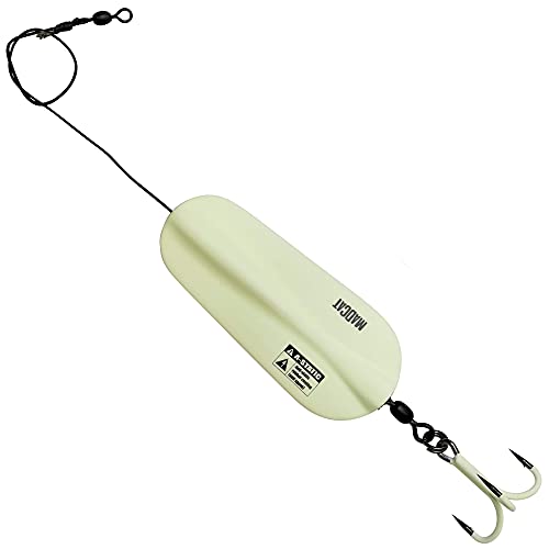 Madcat A-Static Inline Spoon 125g - Wallerblinker, Farbe:Glow-in-The-Dark von Madcat