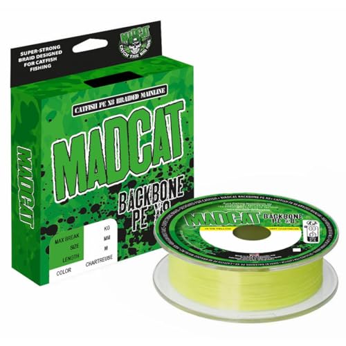 Madcat Backbone - 600m geflochtene Angelschnur, Durchmesser/Tragkraft:0.60mm / 84.1kg Madcat Backbone - 600m geflochtene Angelschnur, Durchmesser/Tragkraft:0.60mm / 84.1kg von Madcat