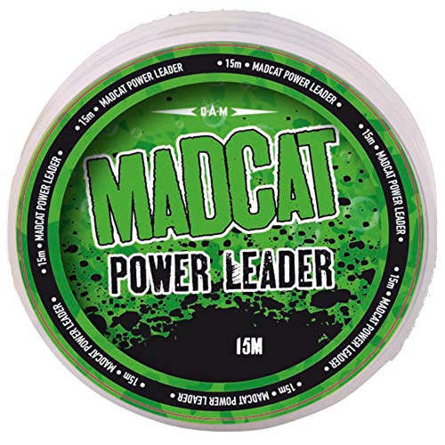 Madcat Power Leader Wallervorfach - 15m Vorfachschnur, Durchmesser/Tragkraft:0.80mm / 80kg von Madcat