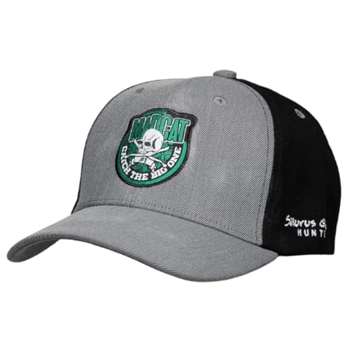 Madcat Skull Badge Cap - Angelcap, Cappy für Angler, Angelmütze zum Wallerangeln, Kopfbedeckung von Madcat