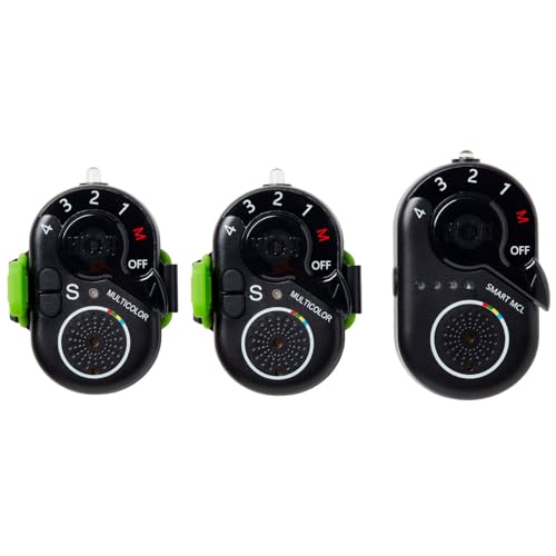 Madcat Smart Alarm MCL Set 2 + 1 Multicolor - Bissanzeiger Set, Bissmelder zum Wallerangeln von Madcat