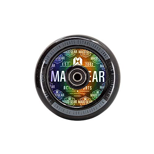 Madd Gear Unisex – Erwachsene Hollographic PU-Rolle, Schwarz, 100mm von Madd Gear