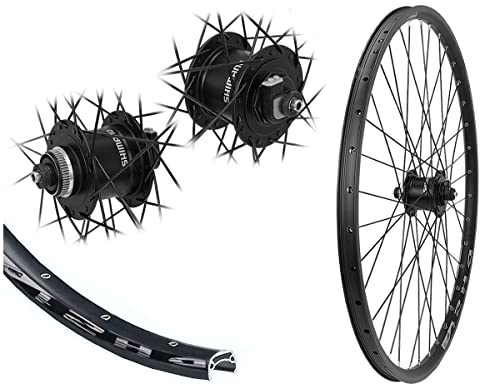 Bärwinkels Vorderrad 27,5 Zoll Disc DH21 Hohlkammerfelge MTB 21-584 Shimano Nabendynamo Alivio Centerlock von Made in Germany Bärwinkels Laufradbau