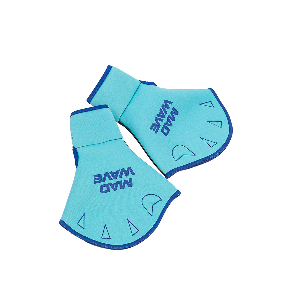 Madwave Aquafitness Swimming Gloves Blau M von Madwave