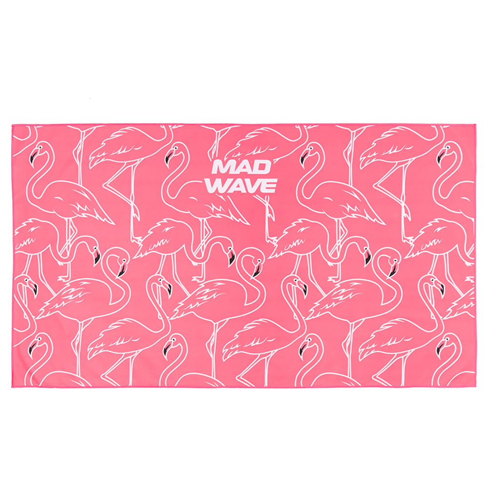 Madwave Microfiber Flamingo Towel  80x140 cm von Madwave