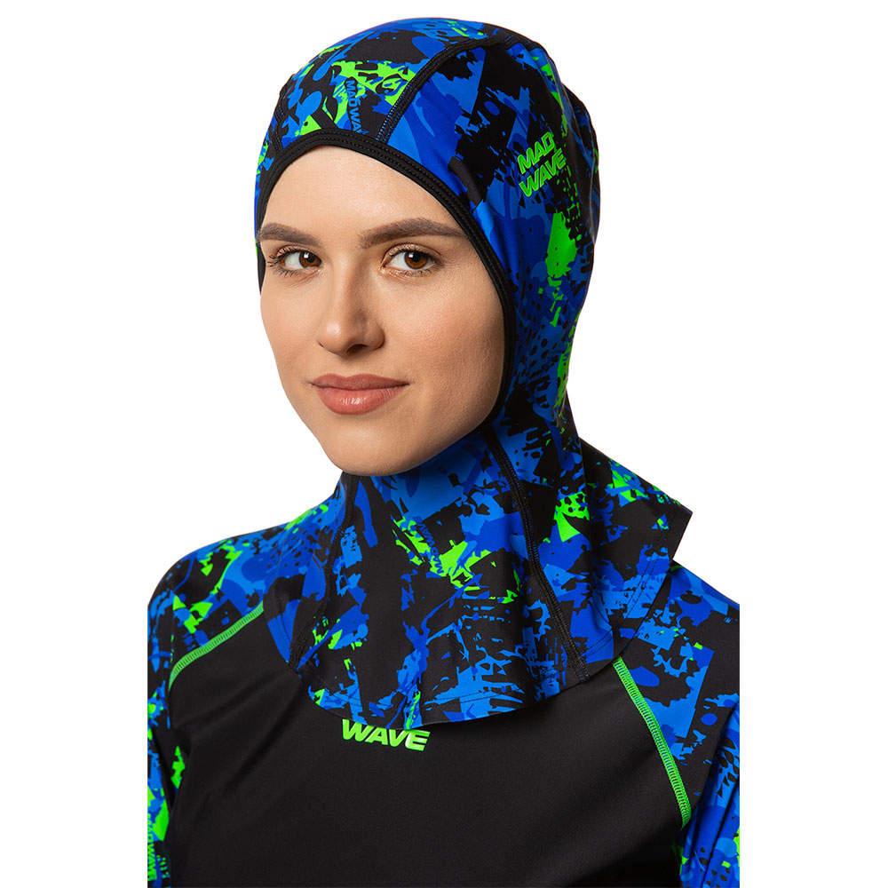 Madwave Sport Swimming Cap Hijab Blau 57-58 cm Madwave Sport Swimming Cap Hijab Blau 57-58 cm von Madwave