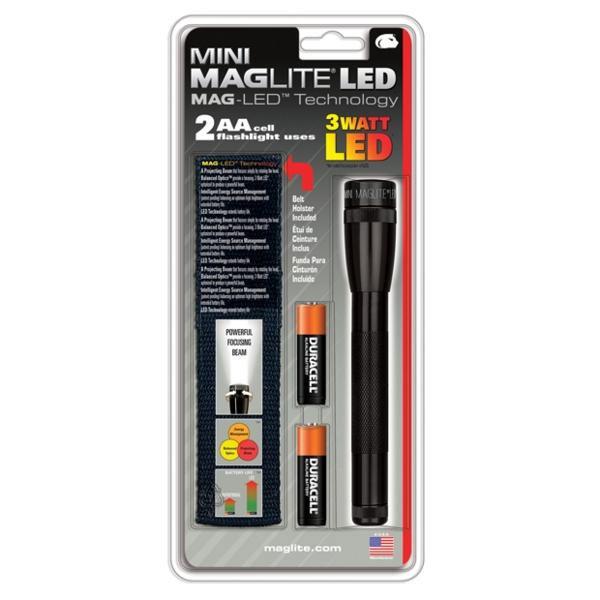 Mag-lite Mini Maglite Led 2 Lantern Schwarz Nylon Sheath von Mag-lite