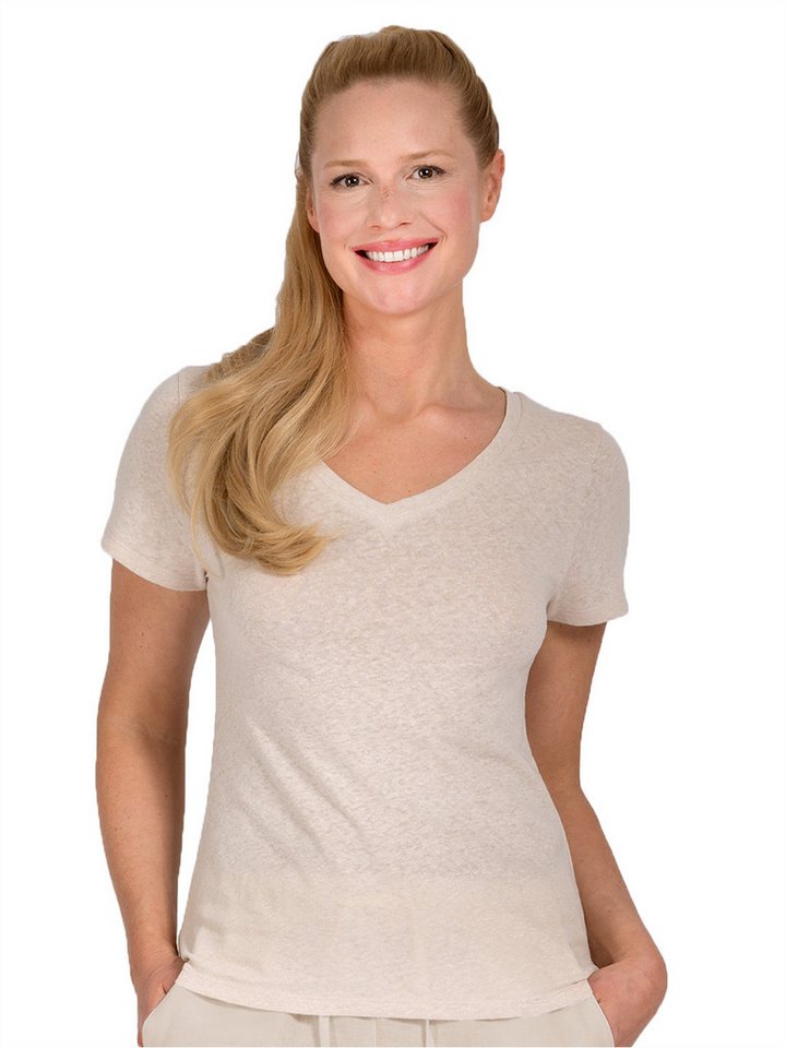 Magadi Yogashirt Celine mit Leinen von Magadi