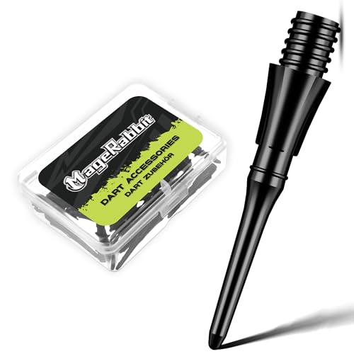 MageRabbit 30 Stück Kunststoff-Dartspitzen 2BA-Gewinde, Weiche Dartspitze, Box-Verpackung CL04 MageRabbit 30 Stück Kunststoff-Dartspitzen 2BA-Gewinde, Weiche Dartspitze, Box-Verpackung CL04 von MageRabbit
