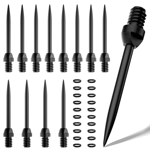 MageRabbit Steel dartpfeile Spitzen Metall,12 Stück Dartspitzen, Dartpunkte, Dart-Umwandlungspunkte, mit 20 Stück O-Typ-Gummiringen,Dart Tip Konverter Tool MageRabbit Steel dartpfeile Spitzen Metall,12 Stück Dartspitzen, Dartpunkte, Dart-Umwandlungspunkte, mit 20 Stück O-Typ-Gummiringen,Dart Tip Konverter Tool von MageRabbit