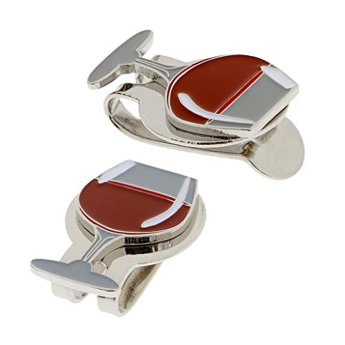 2pcs Golf Cap Clip mit Magnetisch Ball Marker Ballmarker Golfgeschenk für Golfer, Weinglas 2pcs Golf Cap Clip mit Magnetisch Ball Marker Ballmarker Golfgeschenk für Golfer, Weinglas von MagiDeal