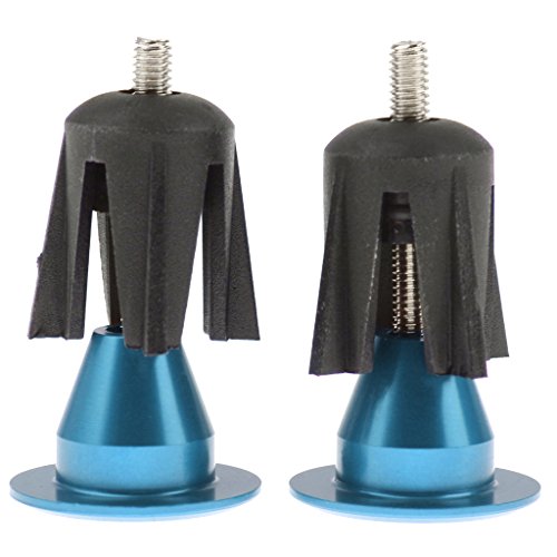 Generic MagiDeal EIN Paar Aluminium Fahrradgriffe Stecker Lenkerstopfen Endstopfen, Blau Generic MagiDeal EIN Paar Aluminium Fahrradgriffe Stecker Lenkerstopfen Endstopfen, Blau von MagiDeal