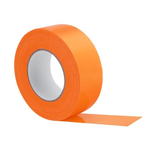 MagiDeal 20M Pickleball Court Tape Court Markierungsband Rutschfestes leichtes Markierungsband Linienband für Badminton für Pickleball Indoor, Orange von MagiDeal