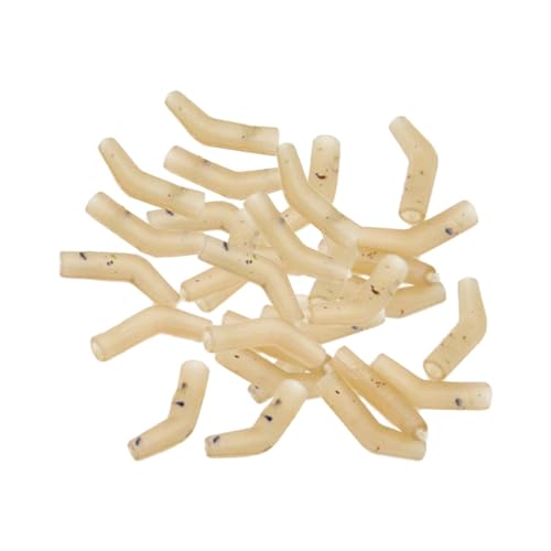 MagiDeal 30 Stück Angelhaken Short Line Aligner Hair Rig Line Aligner Sleeves Karpfen Angelhaken Kicker für Flussangeln im Süßwasser, braun MagiDeal 30 Stück Angelhaken Short Line Aligner Hair Rig Line Aligner Sleeves Karpfen Angelhaken Kicker für Flussangeln im Süßwasser, braun von MagiDeal