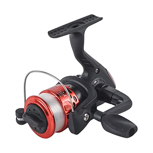 MagiDeal Angelrollen mit Schnur Links Rechts Hand Reel Drag Fishing Reel, Rot von MagiDeal