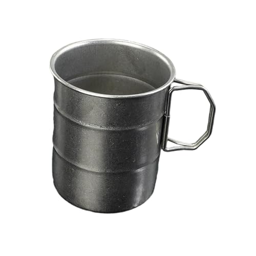 MagiDeal Campingbecher aus Edelstahl, Bierkrug, bequemer Griff mit Griff, Wasserbecher, Trinkbecher für Outdoor, Angeln, Wandern, Reisen, 500 ml Klappgriff MagiDeal Campingbecher aus Edelstahl, Bierkrug, bequemer Griff mit Griff, Wasserbecher, Trinkbecher für Outdoor, Angeln, Wandern, Reisen, 500 ml Klappgriff von MagiDeal