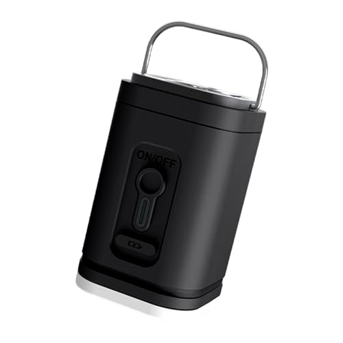 MagiDeal Elektrische Luftpumpe, USB-Lade-Minipumpe mit 5 Düsen, Luftpumpe zum Aufblasen und Entleeren mit Licht für aufblasbare Schwimmringe von MagiDeal