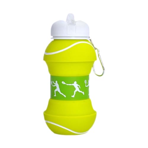 MagiDeal Faltbare Wasserflasche Kinder Sport Wasserflasche Tennis Wasserflasche für Klettern Reisen Radfahren Wandern Camping von MagiDeal