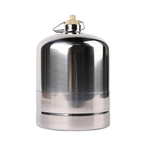 MagiDeal Gastankzylinder, Camping-Gastank, leer, nachfüllbare Gasflasche, Gaskartusche, Camping-Gas-Kraftstoffkartusche zum Grillen im Freien, 1.35 l MagiDeal Gastankzylinder, Camping-Gastank, leer, nachfüllbare Gasflasche, Gaskartusche, Camping-Gas-Kraftstoffkartusche zum Grillen im Freien, 1.35 l von MagiDeal