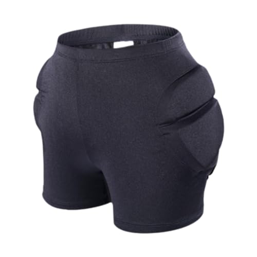 MagiDeal Gepolsterte Shorts, Hüftschutzpolster, verdickte 3D-gepolsterte Hüftschutz-Aufprallshorts für Radfahren, Ski, Snowboard, Outdoor, Skateboard, M von MagiDeal