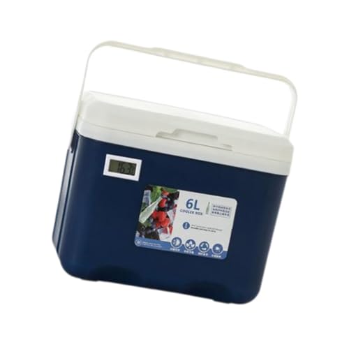 MagiDeal Kühlbox Kalte Lagerung Tragbar 6L mit Griff Isolierte Tragbare Kühlbox Isolierbox für Party Outdoor Gewerbe, Blau von MagiDeal