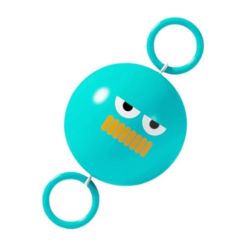 MagiDeal Leuchtendes Ballspielzeug mit elastischer Schnur, sensorisches Spielzeug, Cartoon, schönes Lernspielzeug für Kinder, Jungen und Mädchen, Blau von MagiDeal