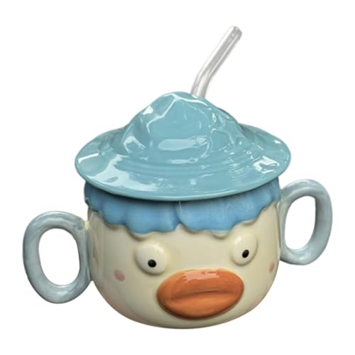 MagiDeal Niedliche Kaffeetasse aus, Milchbecher mit 2 Griffen, kreative Teetasse, Kaffeetasse für Getränke, Milch, Einweihungsparty, Kinder, Frauen, Blau MagiDeal Niedliche Kaffeetasse aus, Milchbecher mit 2 Griffen, kreative Teetasse, Kaffeetasse für Getränke, Milch, Einweihungsparty, Kinder, Frauen, Blau von MagiDeal
