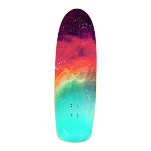 MagiDeal Skateboarddeck, Holz-Skatedeck, Heimdekoration, vielseitiges, tragbares, Robustes Skateboard-Ersatzdeck-Zubehör für Anfänger, Stil c von MagiDeal