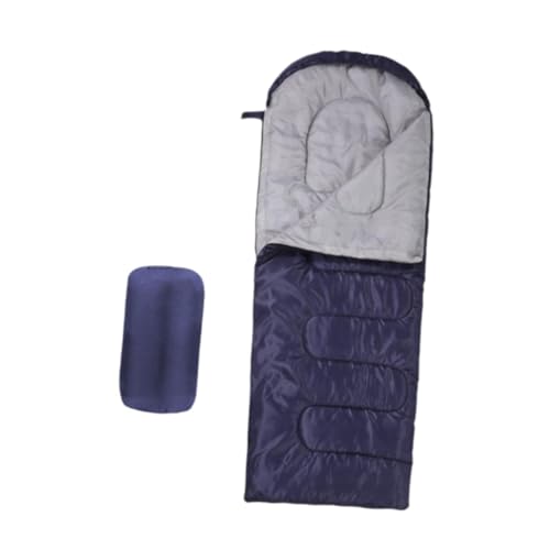 MagiDeal Umschlagschlafsack, Schlafsack, staubdicht, tragbar, Camping-Schlafsack, Einzelschlafsack für Notfallklettern, Marine von MagiDeal