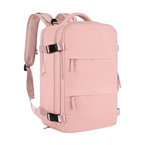 Reiserucksack für Erwachsene, Computertasche, Laptop-Rucksack für Wandern, Flugzeug, Camping, ROSA von MagiDeal