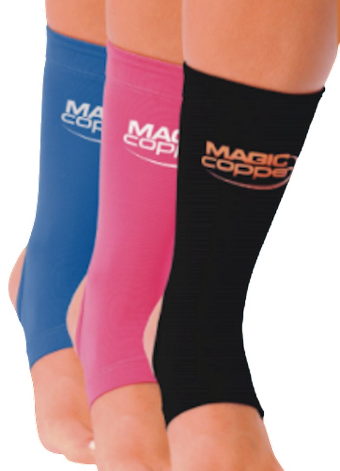 Magic Copper Bandage Magic Copper Knöchel-Bandage blau Gr. S Magic Copper Bandage Magic Copper Knöchel-Bandage blau Gr. S von Magic Copper