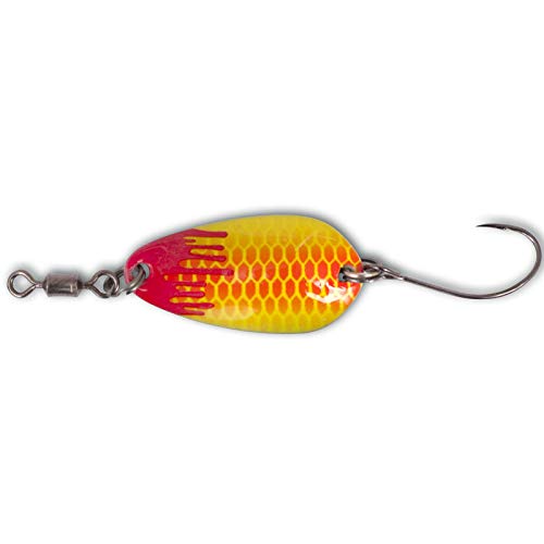 Quantum Magic Trout Bloody Loony Spoon 2,5cm 2g - Forellenblinker, Farbe:rot/gelb von Magic Trout