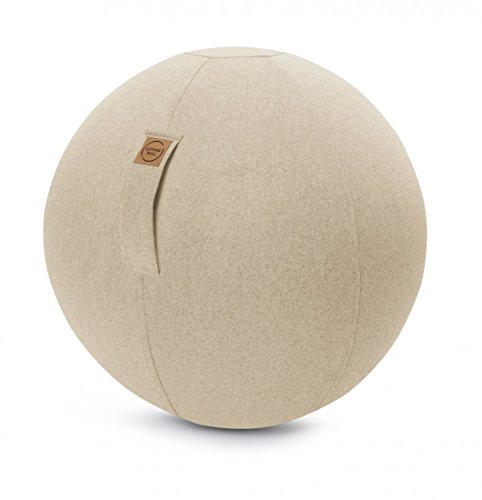 Sitzball Felt von Magma - Sitting Ball - Größe 65 cm Ø- in 6 Bezug waschbar - mit Griff und RV, Farbe:Magma_beige_071 Sitzball Felt von Magma - Sitting Ball - Größe 65 cm Ø- in 6 Bezug waschbar - mit Griff und RV, Farbe:Magma_beige_071 von Magma-Heimtex