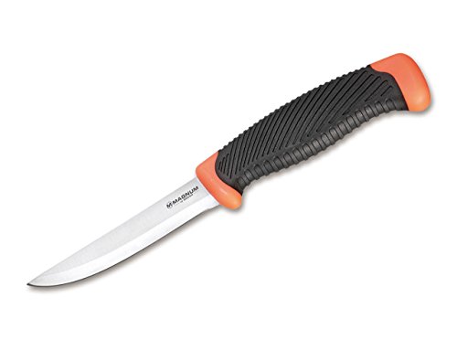 Magnum 02RY100 Falun Feststehendes Messer aus 420-Stahl und Kunststoff in der Farbe Orange-Schwarz - 21, 50 cm von Magnum