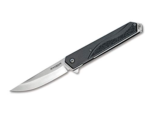 Magnum Unisex – Erwachsene Japanese Iris Taschenmesser, Schwarz, 19,7 cm Magnum Unisex – Erwachsene Japanese Iris Taschenmesser, Schwarz, 19,7 cm von Magnum