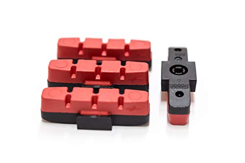 Magura Unisex – Erwachsene rot Bremsschuh, 2 Paar / 4 Stück Magura Unisex – Erwachsene rot Bremsschuh, 2 Paar / 4 Stück von Magura