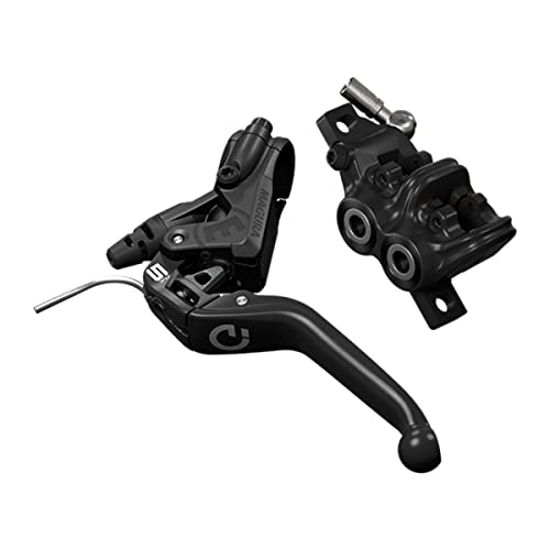 Magura Fahrradbremse MT5e Scheibenbremse HIGO VR/HR Ausführung Schalter: HIGO-Schliesser, schwarz, One Size, 2700984 von Magura