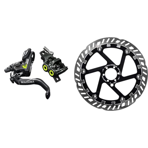 Magura Unisex – Erwachsene MT7 Pro Fahrradbremse, schwarz, 2.200 mm Leitungslänge & DR-P 180mm Magura Unisex – Erwachsene MT7 Pro Fahrradbremse, schwarz, 2.200 mm Leitungslänge & DR-P 180mm von Magura