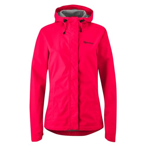 Gonso Sura Light, Damen Fahrradjacke, wasserdichte Regenjacke, Wasserdicht bis 10.000 mm & Winddicht, G-Tex, 2-Lagenlaminat & getapte Nähte, Weite Passform, PFC-frei, Pink, Gr. 42 Gonso Sura Light, Damen Fahrradjacke, wasserdichte Regenjacke, Wasserdicht bis 10.000 mm & Winddicht, G-Tex, 2-Lagenlaminat & getapte Nähte, Weite Passform, PFC-frei, Pink, Gr. 42 von Maier Sports