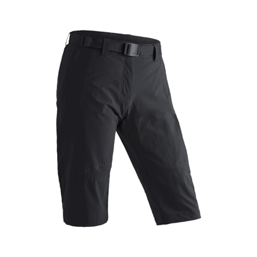 Maier Sports Kluane, Kurze Damen Wanderhose, Wasserabweisende Outdoorhose für Trekking und Hiking, PFC-frei, mSTRETCH pro 4 & Dryprotec, Schwarz, 48 (W40/L32) Maier Sports Kluane, Kurze Damen Wanderhose, Wasserabweisende Outdoorhose für Trekking und Hiking, PFC-frei, mSTRETCH pro 4 & Dryprotec, Schwarz, 48 (W40/L32) von Maier Sports