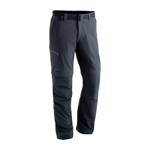 Maier Sports Tajo 2, Herren Wanderhose, Wasserabweisende Outdoorhose für Trekking und Hiking, Praktische Zipp-off-Funktion, PFC-frei, mSTRETCH pro 4 & Dryprotec, Schwarz, 52 (W36/L32) von Maier Sports