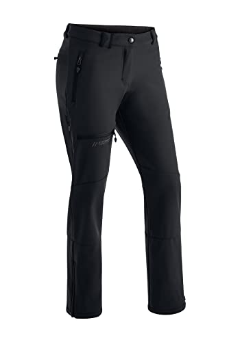 Maier Sports Damen Outdoorhose Adakit W, Winter-Wanderhose mit Fleece Innenseite, atmungsaktive und warme Softshell-Hose von Maier Sports