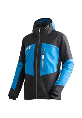 Maier Sports Beskid, Warme Herren Skijacke, Wasserdichte Winterjacke mit 4-Wege-Stretch, mTEX Wetterschutz und mTHERM für hohen Wärmerückhalt, PFC-frei, Schwarz, 56 von Maier Sports