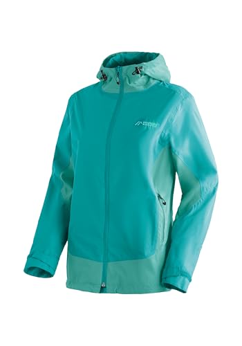 Maier Sports Brocken W Damen Regenjacke wasserdicht, Funktionsjacke 2 Taschen außen + Innentasche, Regular Fit von Maier Sports