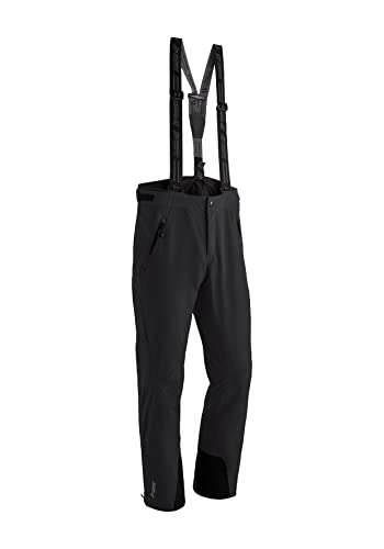 Maier Sports Copper Slim, Enganliegende Herren Skihose, Wasserdichte Schneehose, Stretchmaterial und verstellbarer Bund, PFC-frei, mTHERM Wattierung & mTEX Wetterschutz, Schwarz, Gr. 28 (W42/L31) von Maier Sports